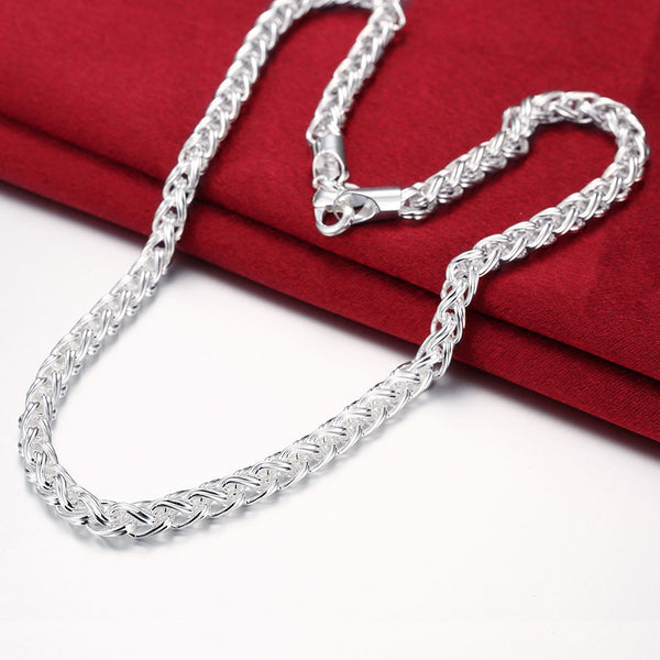 Silver Link Chain 20inch  6mm LSN083