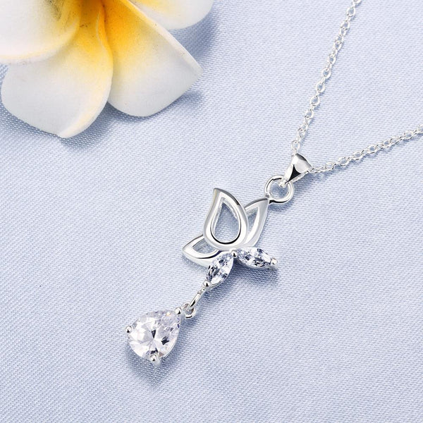 Silver Necklace LSN088-C