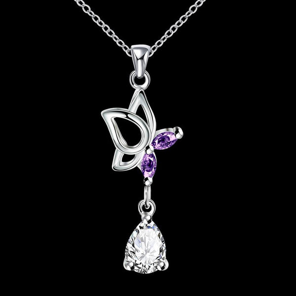 Silver Necklace LSN088-C