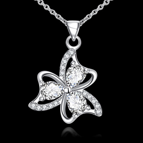 Silver Necklace LSN089-D