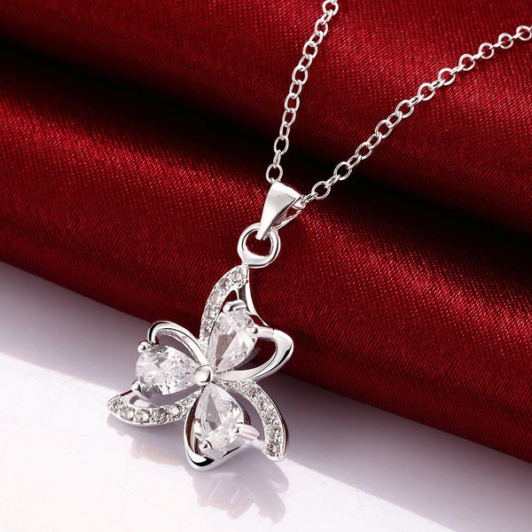 Silver Necklace LSN089-D