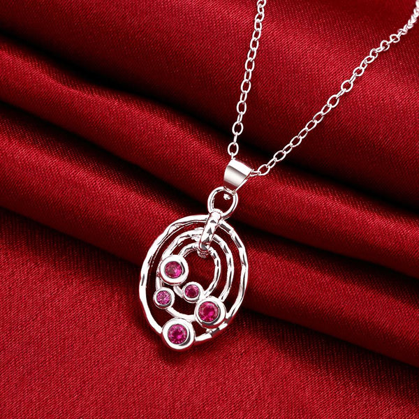 Silver Necklace LSN090-C