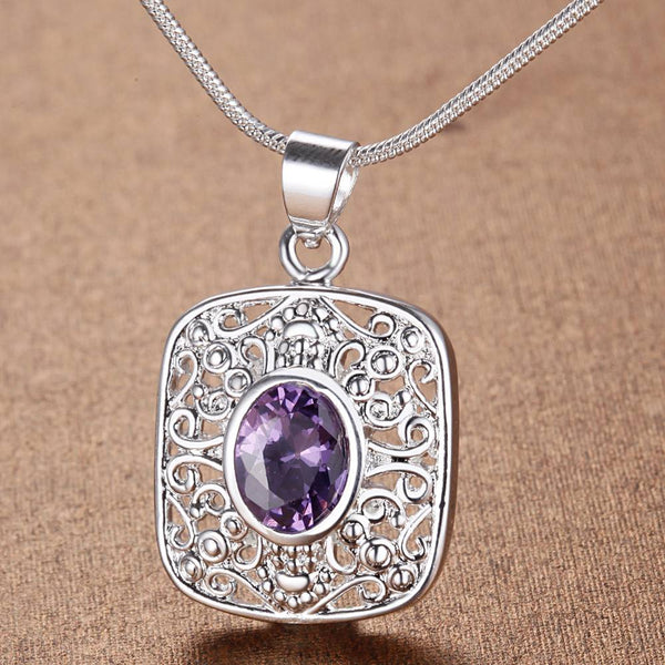 Silver Necklace LSN090