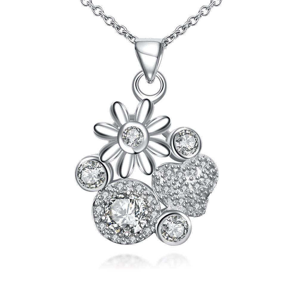 Silver Necklace LSN095-D