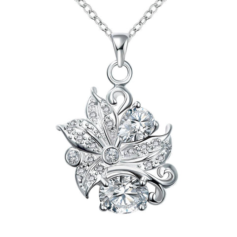 Silver Necklace LSN096-D