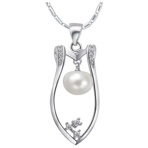 White Gold Necklace LSN1084