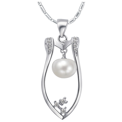 White Gold Necklace LSN1084