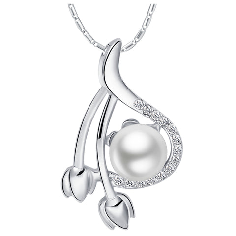 White Gold Necklace LSN1093