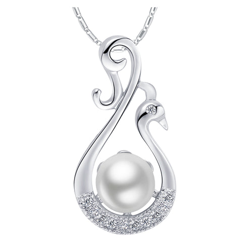 White Gold Necklace LSN1095