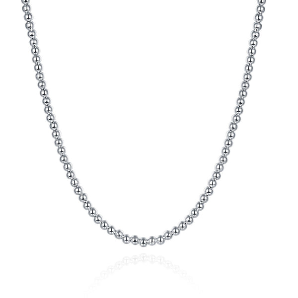 Silver Bead Chain 18inch 4mm LSN114
