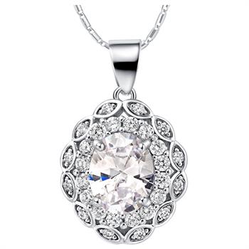 White Gold Necklace LSN1168