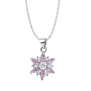 White Gold Plated Necklace LSN1184