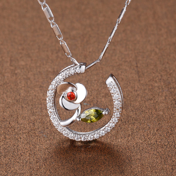 White Gold Plated Necklace LSN1308