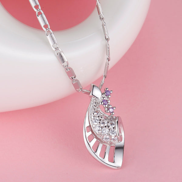 White Gold Plated Necklace LSN1309