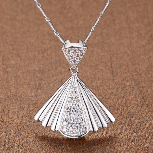 White Gold Plated Necklace LSN1311