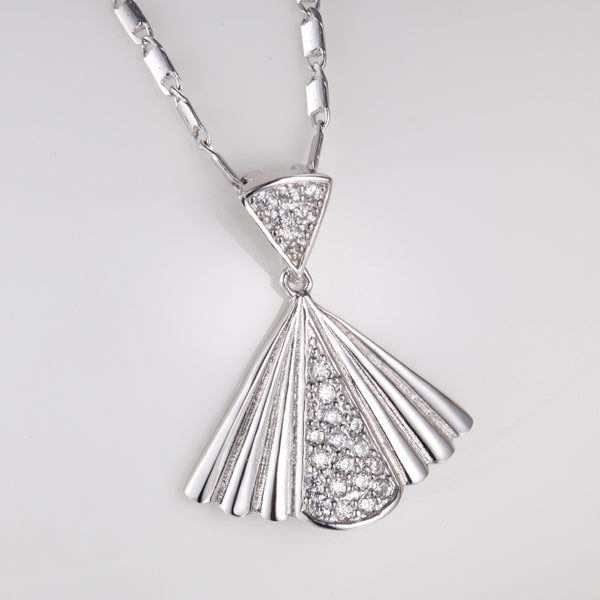 White Gold Plated Necklace LSN1311