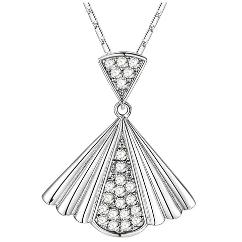 White Gold Plated Necklace LSN1311