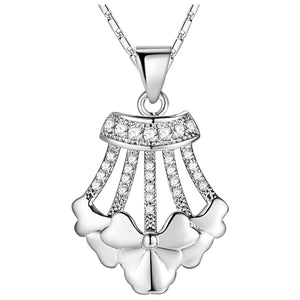 White Gold Plated Necklace LSN1327