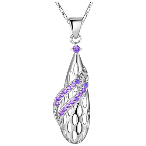 White Gold Plated Necklace LSN1330