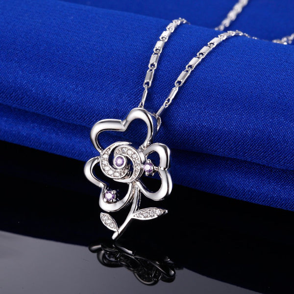 White Gold Necklace LSN1382