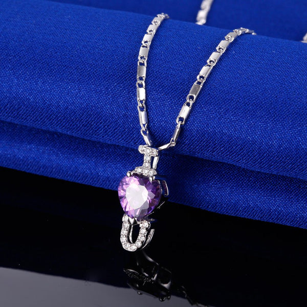 White Gold Plated Necklace LSN1392