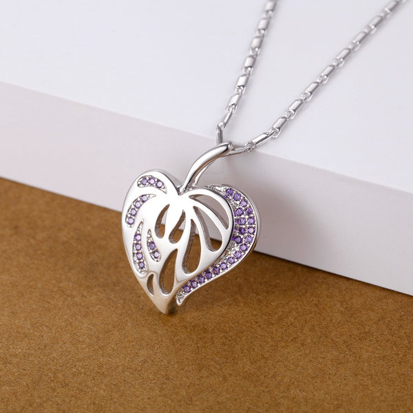 White Gold Plated Necklace LSN1399