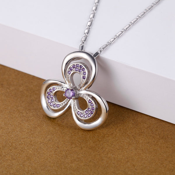 White Gold Plated Necklace LSN1427