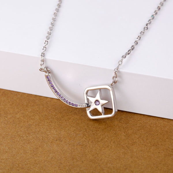 White Gold Plated Necklace LSN1438