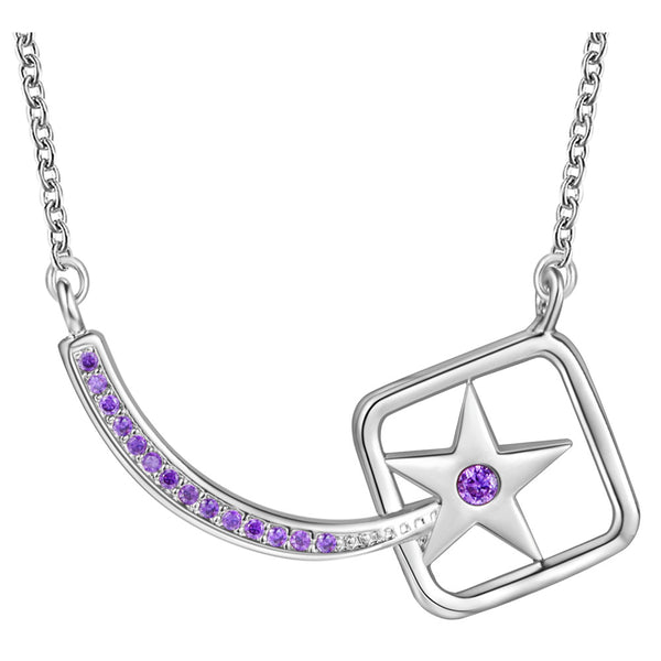 White Gold Plated Necklace LSN1438