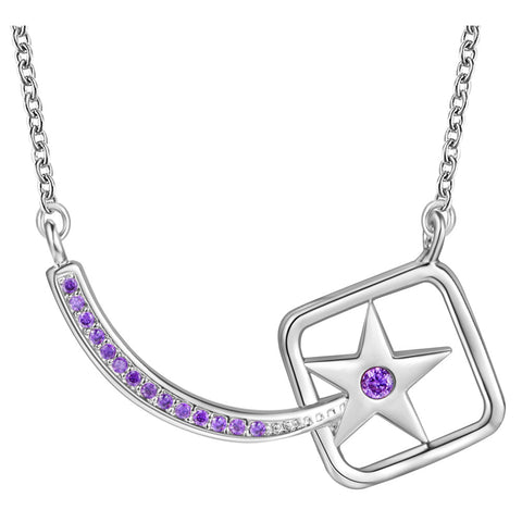 White Gold Plated Necklace LSN1438