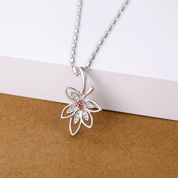 White Gold Plated Necklace LSN1442