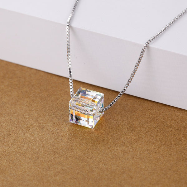 White Gold Plated Necklace LSN1443
