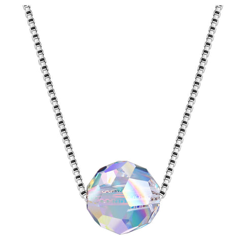 White Gold Plated Necklace LSN1444