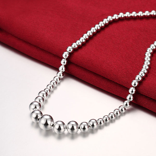 Silver Bead Chain 18inch LSN195