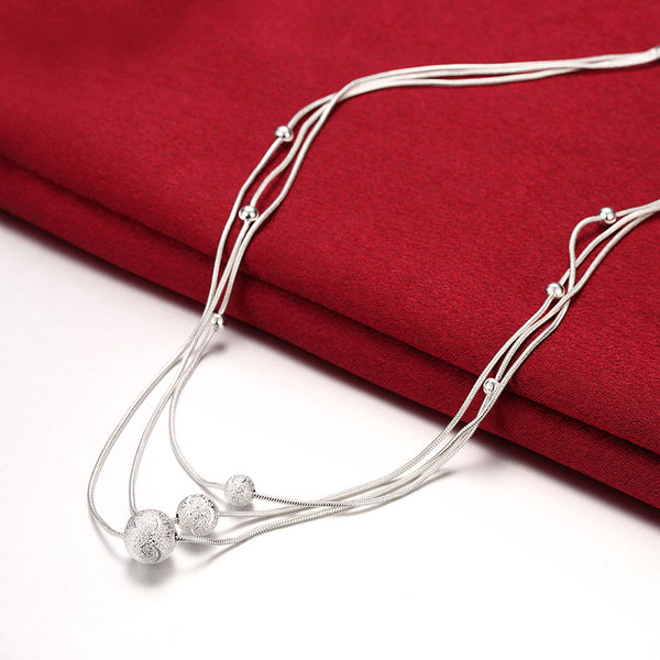 Silver Necklace LSN220