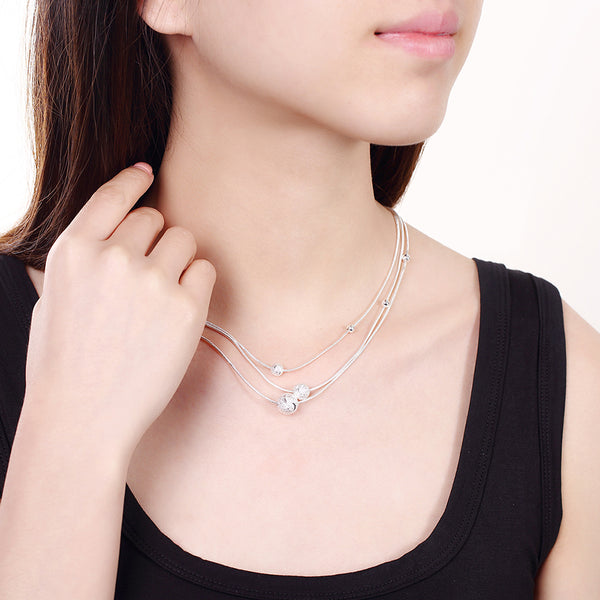 Silver Necklace LSN220