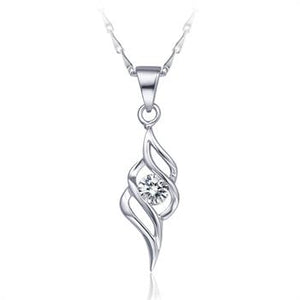 White Gold Necklace LSN256