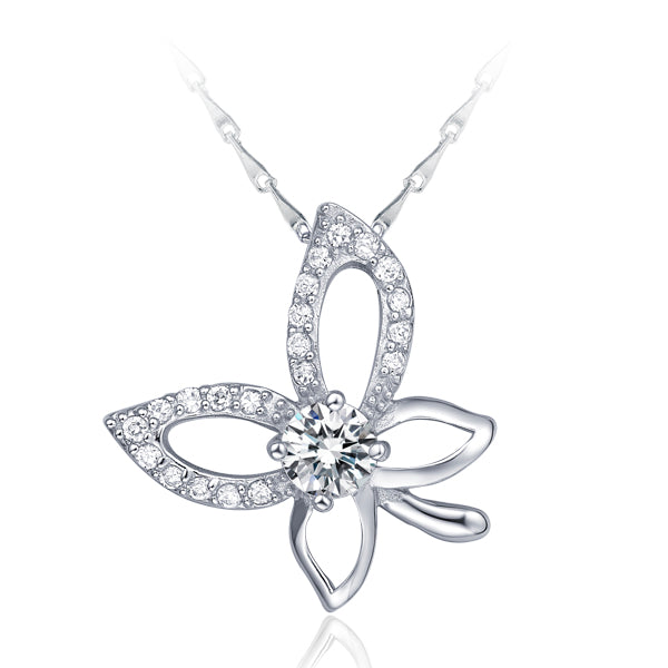 White Gold Necklace LSN257