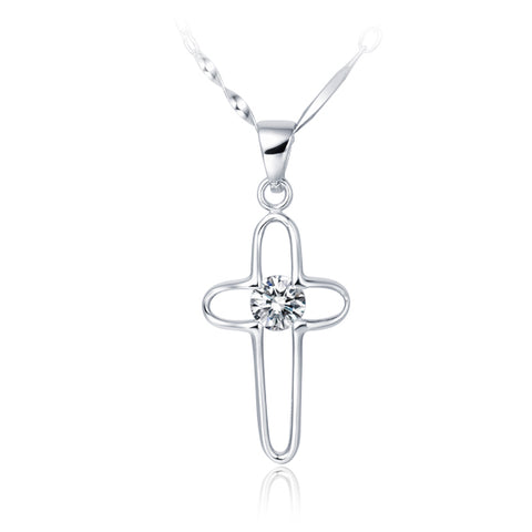 White Gold Necklace LSN279