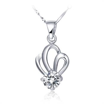 White Gold Necklace LSN280