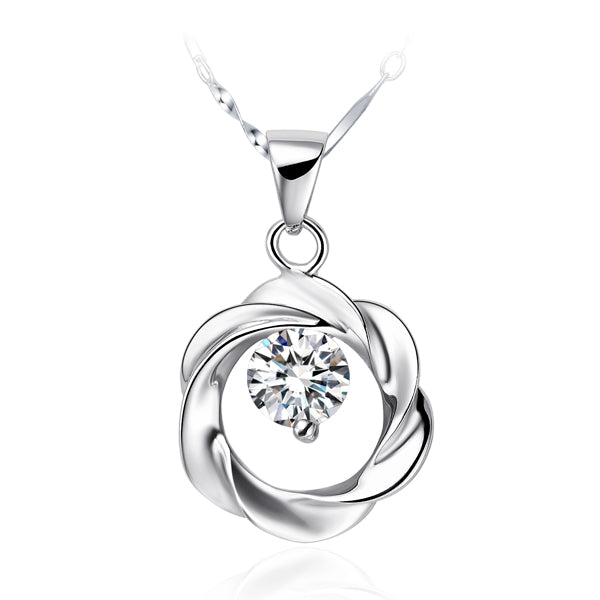 White Gold Necklace LSN291