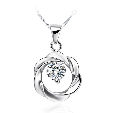 White Gold Necklace LSN291