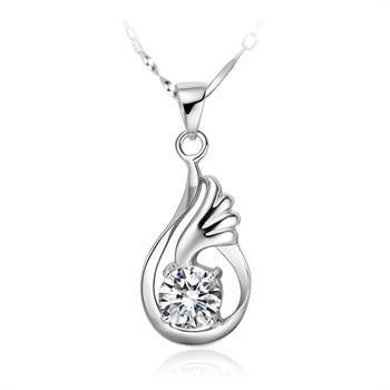 White Gold Necklace LSN292