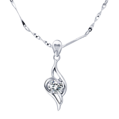 White Gold Necklace LSN305