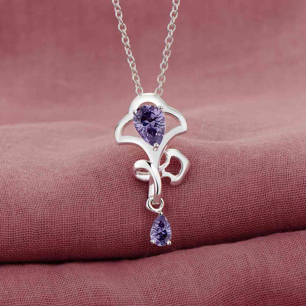 Silver Necklace LSN373