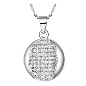 White Gold Plated Necklace LSN381