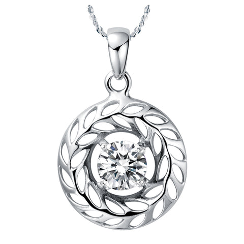 White Gold Plated Necklace LSN387