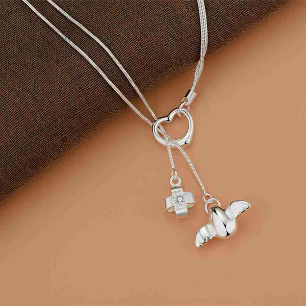 Silver Necklace LSN450