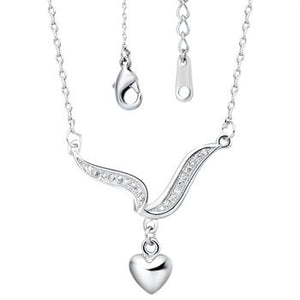 White Gold Necklace LSN458