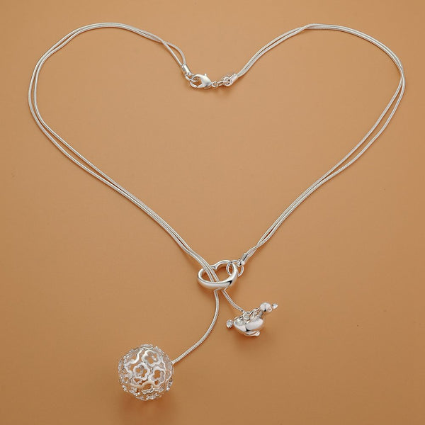 Silver Necklace LSN458